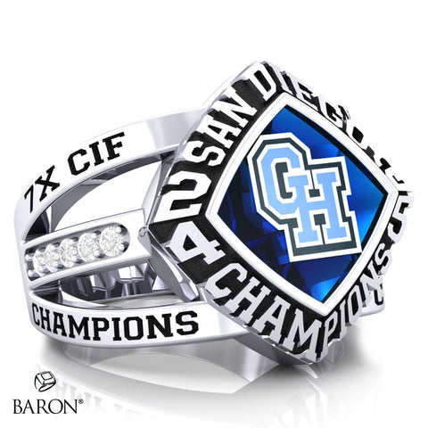 Granite Hills Cheer 2024 Championship Ring - Design 2.2