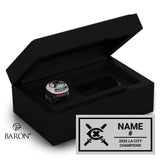 Grover Cleveland Boys Water Polo 2025 Championship Black Standard Window Ring Box