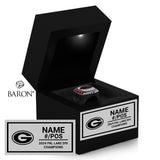 Gunn High School Football 2024 Championship Black LED Ring Box