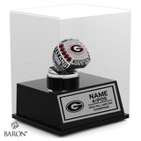Gunn High School Football 2024 Championship Display Case