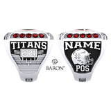 Gunn High School Football 2024 Championship Ring - Design 1.2