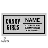 GymTyme CandyGirls 2024 Championship Display Case