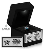 GymTyme Style Cheerleading 2024  Championship Black LED Ring Box