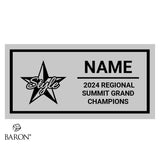 GymTyme Style Cheerleading 2024  Championship Black Window Ring Box