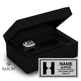 Hart County High School Football 2023 Championship Black Standard Window Ring Box