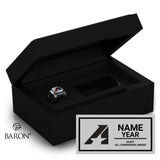 Heart All-Conference Awards Championship Black Standard Window Ring Box