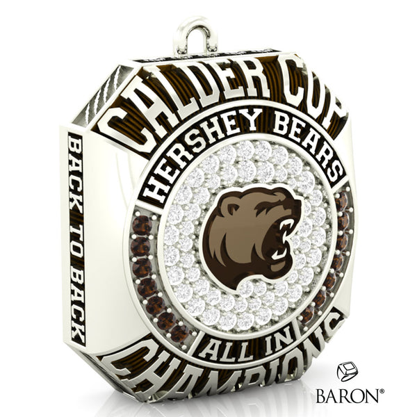 Hershey Bears Friends & Family 2024 Championship Fan Ring Top Pendant - Design 3.3