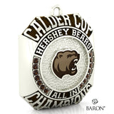 Hershey Bears 2024 Championship Fan Ring Top Pendant - Design 10.2