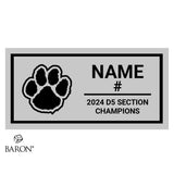 Hughson High School Football 2024  Championship Black Standard Window Ring Box