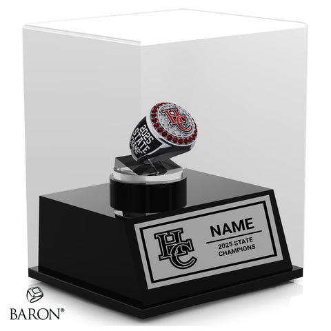 Hunterdon Central Cheer 2025 Championship Display Case