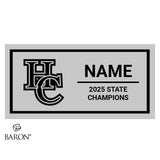 Hunterdon Central Cheer 2025 Championship Black LED Ring Box