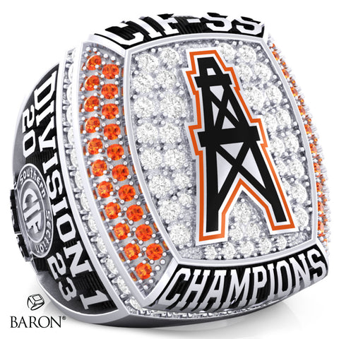 Huntington Beach Boys Water Polo 2023 Championship Ring - Design 4.1