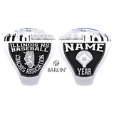 IHSBCA Hall of Fame 2024 Championship Ring - Design 1.1