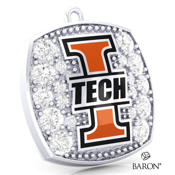 Indiana Tech Varsity Ring Top Pendant - Design 1.4