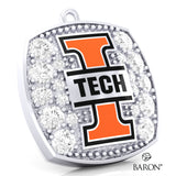 Indiana Tech Varsity Ring Top Pendant - Design 1.4
