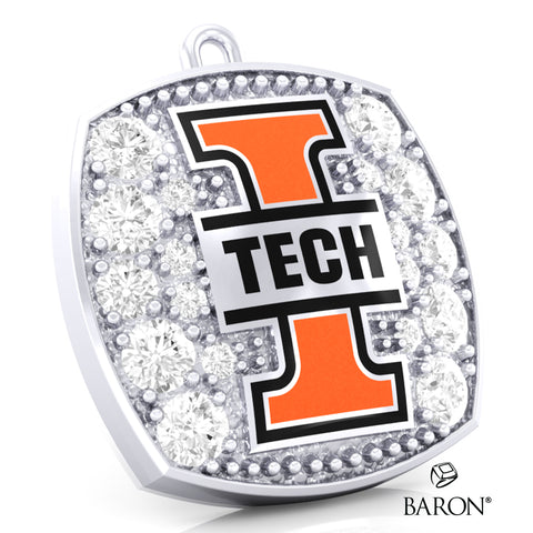 Indiana Tech Varsity Ring Top Pendant - Design 1.4