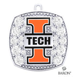 Indiana Tech Varsity Ring Top Pendant - Design 1.4