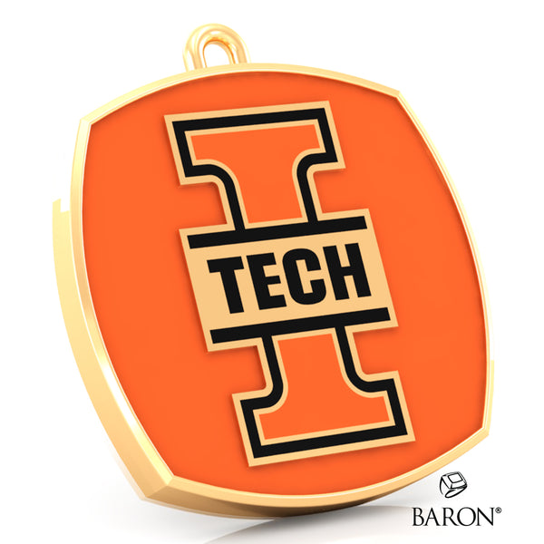 Indiana Tech Varsity Ring Top Pendant - Design 1.7
