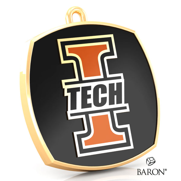 Indiana Tech Varsity Ring Top Pendant - Design 1.8