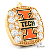 Indiana Tech Varsity Ring Top Pendant - Design 1.9