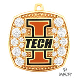 Indiana Tech Varsity Ring Top Pendant - Design 1.9