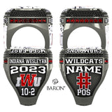 Indiana Wesleyan University Football 2023 Championship Ring - Design 1.3