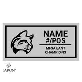 Indiana Wesleyan University Football 2023 Championship Black Standard Window Ring Box