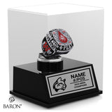 Indiana Wesleyan University Football 2024 Championship Display Case