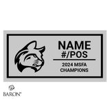Indiana Wesleyan University Football 2024 Championship Black Standard Window Ring Box