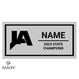 Jackson Academy Volleyball 2023  Championship Black Standard Window Ring Box