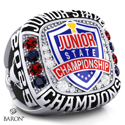 Junior State Championship Cheer 2025 Championship Ring - Design 1.1
