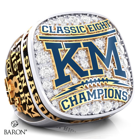 Kettle Moraine High School Football 2023 Championship Ring - Design 1.5
