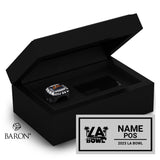 LA Bowl Officials Football 2023 Championship Black Standard Window Ring Box