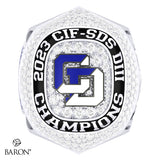 La Jolla Country Day Football 2023 Championship Ring - Design 1.4