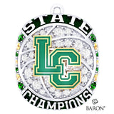 Lansdale Catholic High School Girls Basketball 2023 Championship Ring Top Pendant - Design 1.10