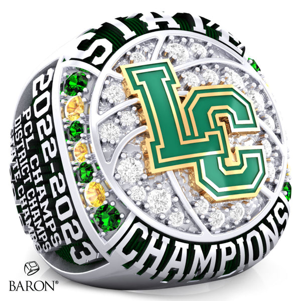 Lansdale Catholic High School Girls Basketball 2023 Championship Ring - Design 1.9