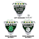 Lansdale Catholic High School Girls Basketball 2023 Championship Ring - Design 1.9