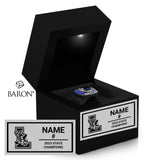 Leonardtown High School Soccer 2023 Championship Black LED Ring Box