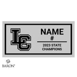 Lewis Central High School Football 2023 Championship Black Window Ring Box