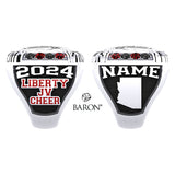 Liberty Cheer 2024 Championship Ring - Design 1.10