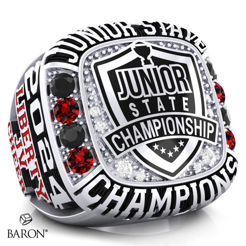 Liberty Cheer 2024 Championship Ring - Design 1.10