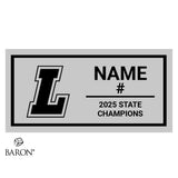 Liberty High School Softball 2025 Championship Display Case