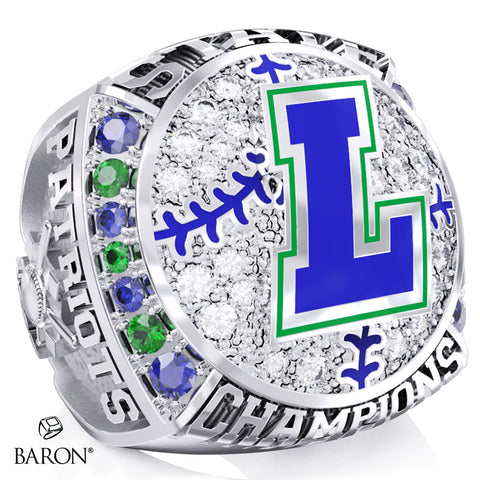 Liberty High School Softball 2025 Championship Ring - Design 2.2