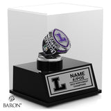 Linfield University Football 2024 Championship Display Case