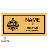 Linville Hill Christian Basketball 2025 Championship Black LED Ring Box