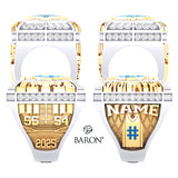 Linville Hill Christian Basketball 2025 Championship Ring - Design 3.3