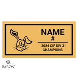 Long Beach Poly Girls Volleyball 2024 Championship Black Standard Window Ring Box