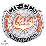 Los Gatos Girls Basketball 2025 Championship Ring - Design 3.1