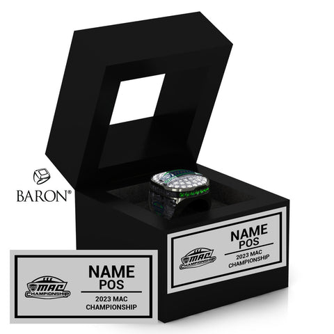 MAC Championship Officials 2023 Championship Black Window Ring Box