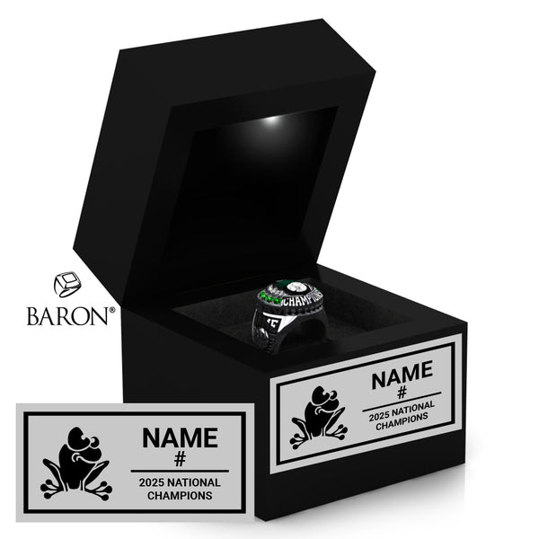 Madfrog Volleyball 2025 Championship Black LED Ring Box